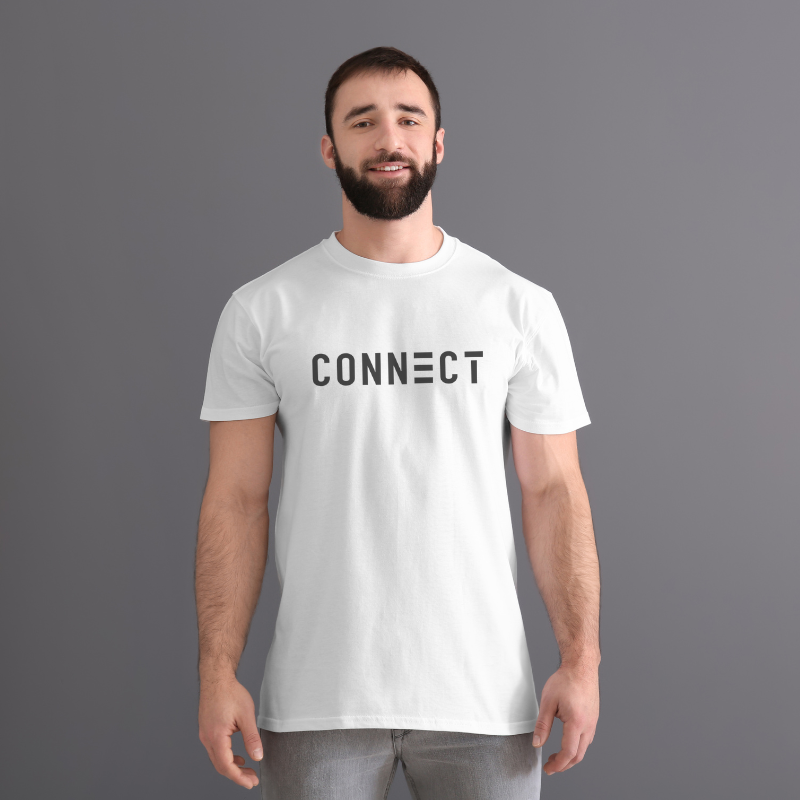 CONNECT TEE in WHITE