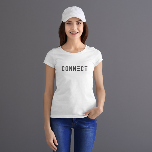 CONNECT WOMEN'S TEE in WHITE